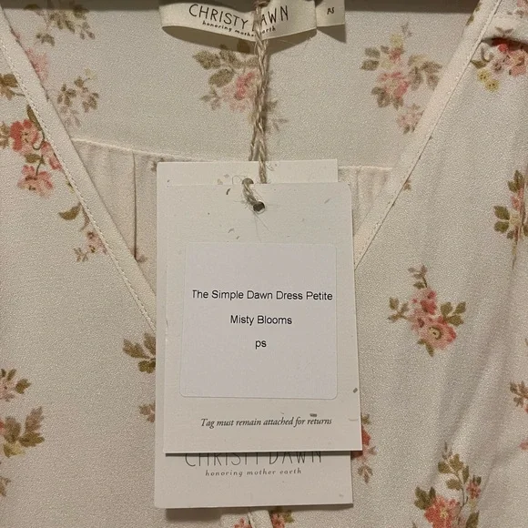 Christy Dawn Floral Cream Dress - Picture 3 of 3